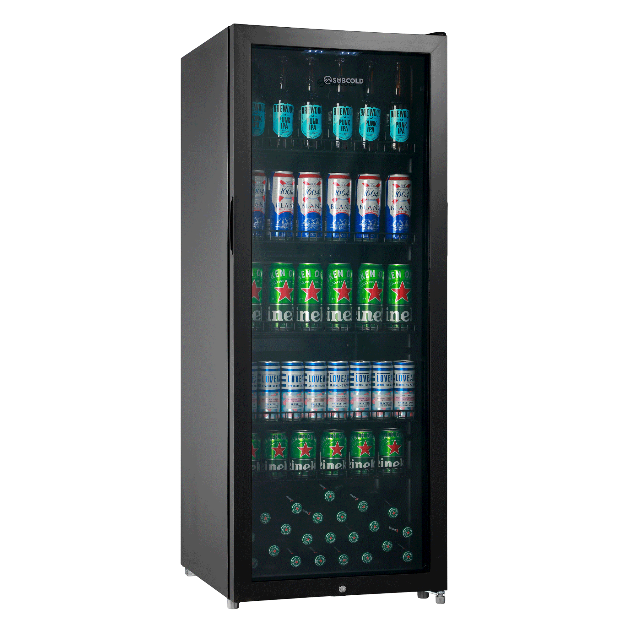 Subcold Maxi250 Tall Drinks Fridge Black